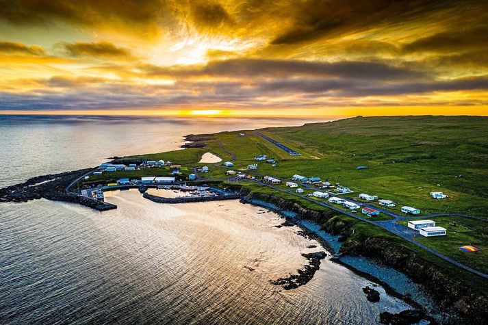 Grímseyingar finna fyrir skjálftunum, en eru þó misskelkaðir.