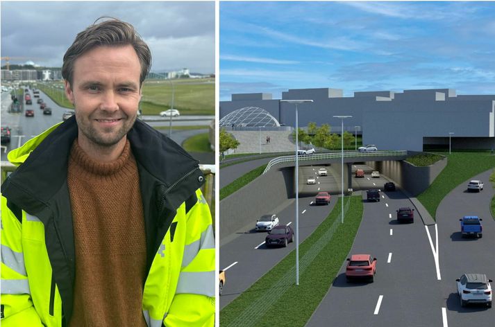 Kristján Árni hjá Vegagerðinni ræddi möguleg jarðgöng í kvöldfréttum Stöðvar 2.
