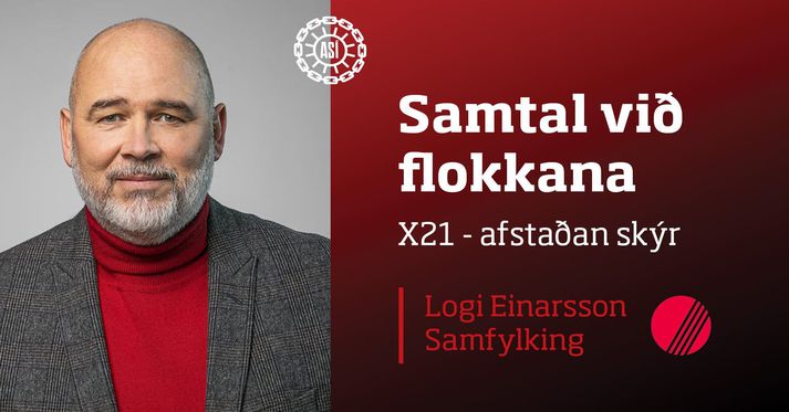 Logi Einarsson er fyrsti gestur Drífu Snædal, forseta ASÍ.