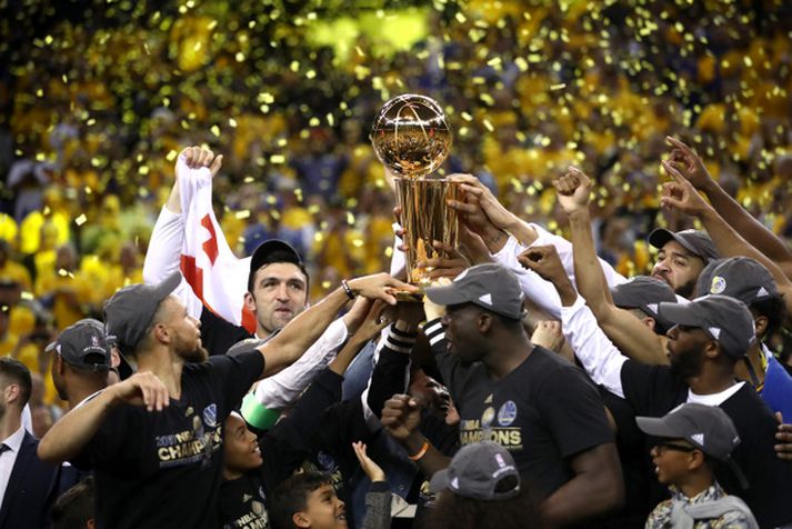 Golden State Warriors hefur orðið NBA-meistari tvisvar á síðustu þremur árum.