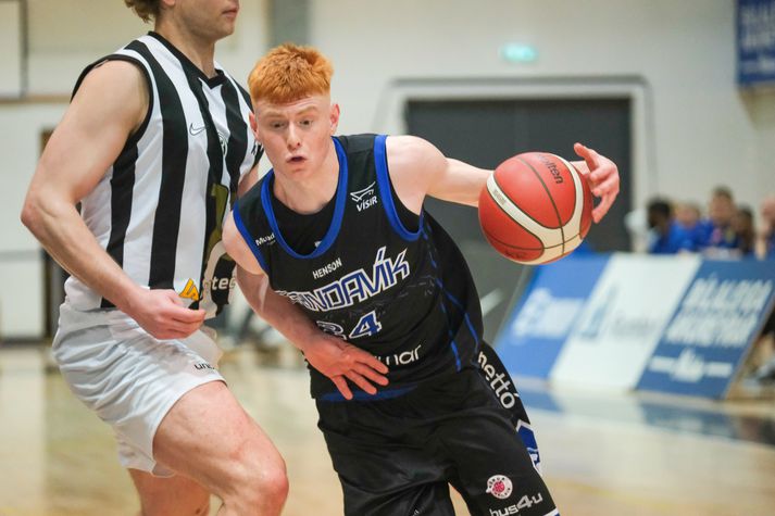 Arnór Tristan Helgason þarf að taka því rólega á næstunni en vonast til að spila með Grindavík í úrslitakeppninni í vor.