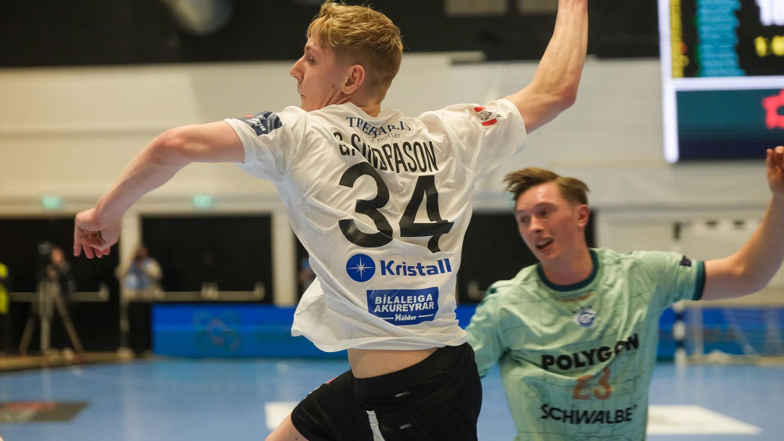 Vissi ekki að hann hafði ekki klikkað á skoti: „Það er bara geggjað“