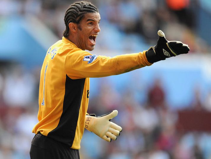 David James er 39 ára gamall og dregur upp meðalaldur enska liðsins.