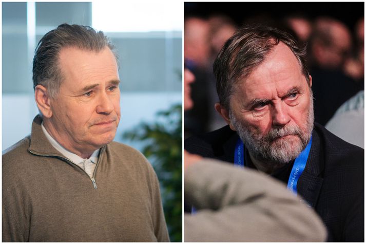 Vilhjálmur Birgisson, formaður Verkalýðsfélags Akraness, og Kristján Loftsson, forstjóri Hvals hf.