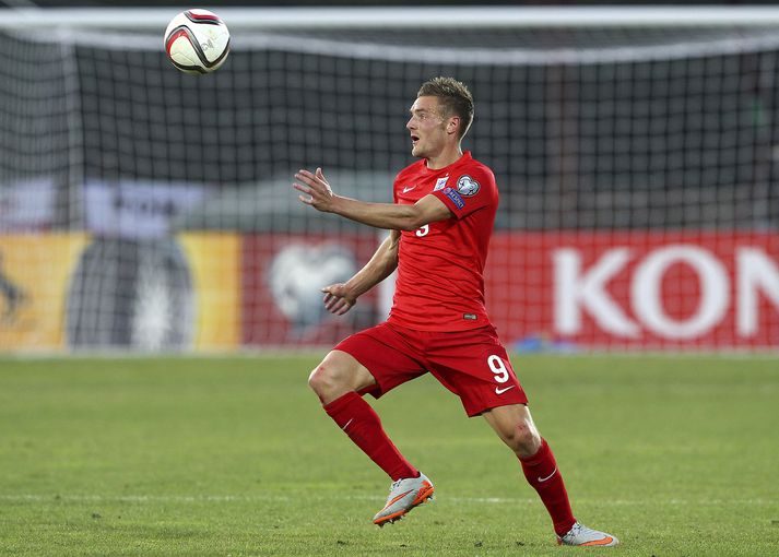 Vardy í landsleik með Englandi á dögunum.