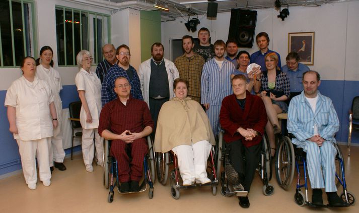 Halaleikhópurinn. Sýndu Gaukshreiðrið í Þjóðleikhúsinu.