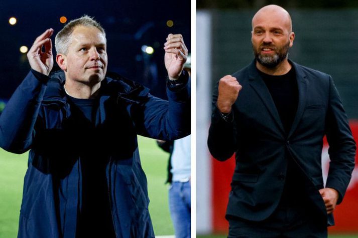 Óskar Hrafn Þorvaldsson og Arnar Gunnlaugsson hafa báðir fagnað mörgum sigrum undanfarin sumur.