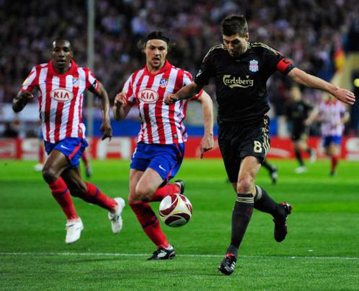 Úr leik Atletico Madrid og Liverpool.