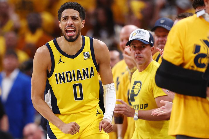 Pacers leyfðu OKC ekki að lyfta titlinum á þeirra heimavelli og fá nú tækifæri til að vinna sinn fyrsta titil í Oklahoma á mánudaginn.