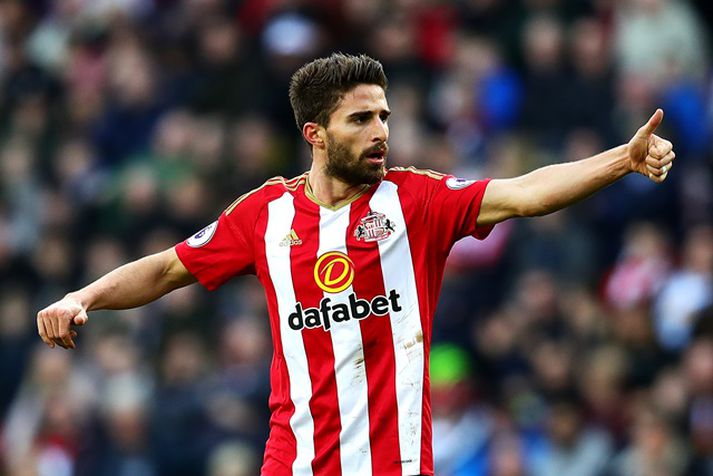 Fabio Borini skoraði tvö mörk fyrir Sunderland í ensku úrvalsdeildinni í vetur.
