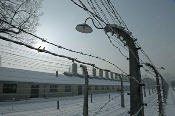 Auschwitz í Póllandi. Mynd/ AFP.