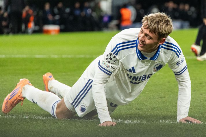 Viktor Bjarki Daðason er að standa sig frábærlega á sínu fyrsta tímabilið með FCK.