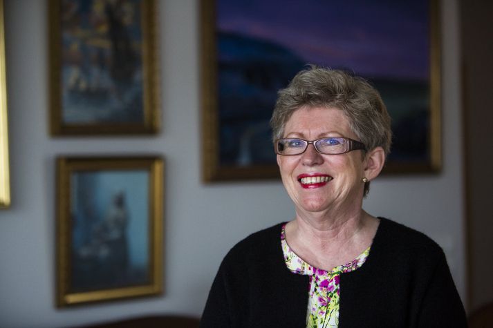 Pálmey Gísladóttir, fráfarandi formaður Dögunar.