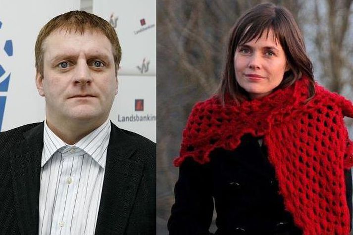 Þórir Hákonarson og Katrín Jakobsdóttir