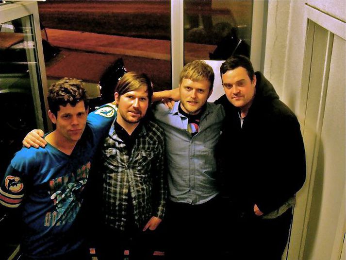 Síðrokkarar snúa aftur Náttfari árið 2010. Frá vinstri: Nói, Andri, Haraldur og Ólafur.