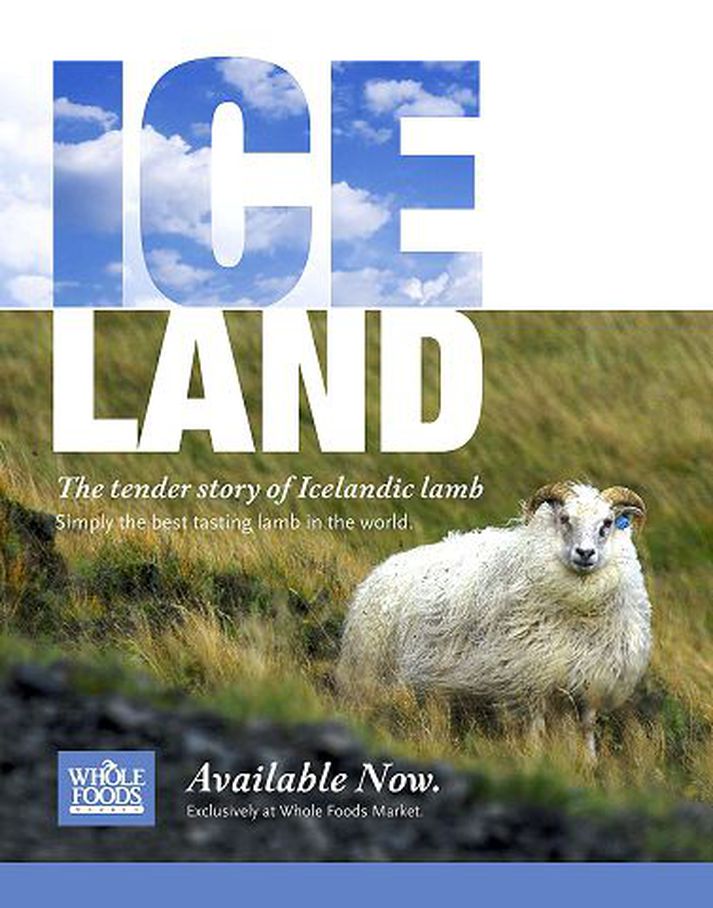 Stuttmynd um íslenska lambakjötið verður sýnd í verslunum Whole Foods Market.