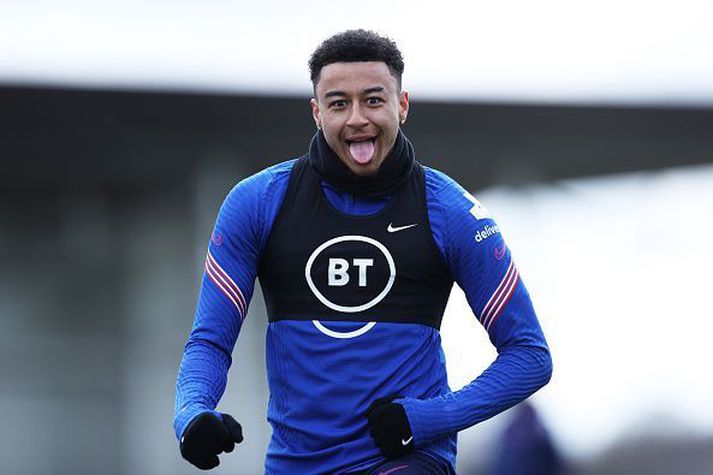 Lingard alltaf léttur.