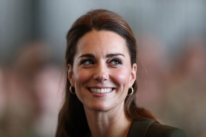 Mynd af Katrínu Middleton úr safni EPA.