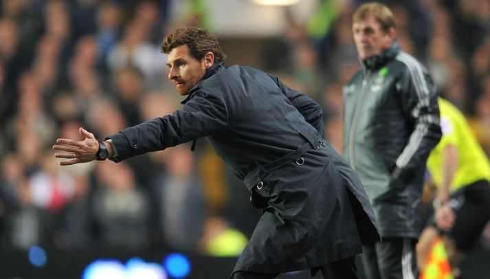 Andre Villas-Boas á hliðarlínunni í leiknum í dag.