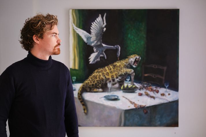 Myndlistarmaðurinn Halldór Kristjánsson ræddi við blaðamann um lífið og listina.