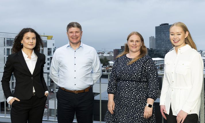 Anna-Bryndís Zingsheim Rúnudóttir, Ingvar Ágúst Ingvarsson,Björg Ýr Jóhannsdóttir og Helena Júlía Kristinsdóttir.