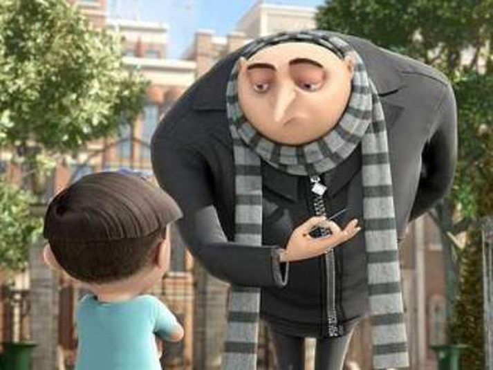 Despicable Me fór beint í efsta sætið yfir vinsælustu myndirnar vestanhafs.