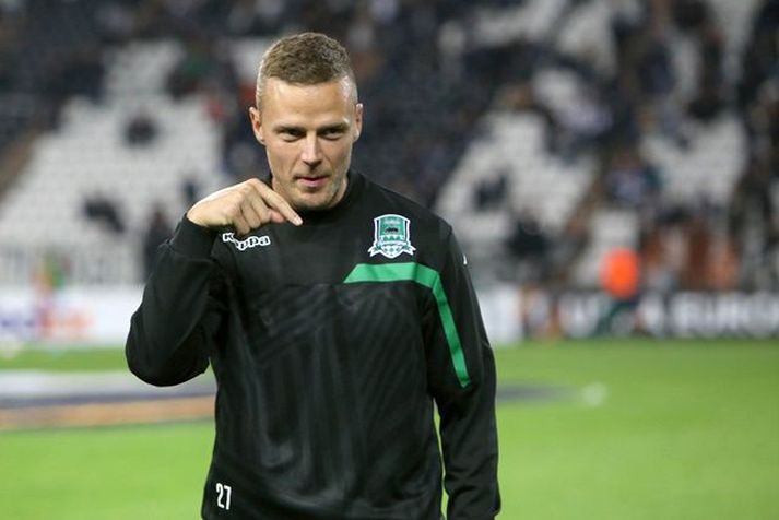 Krasnodar hefur haldið hreinu í fimm af 10 deildarleikjum sem Ragnar hefur spilað.