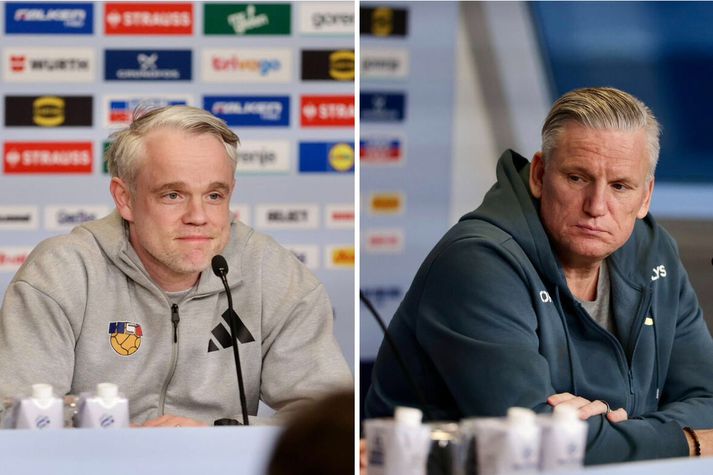 Snorri Steinn og Nikolaj Jakobsen eiga eftir að skemmta sér vel á morgun. 