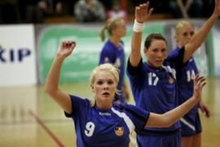 Úr leik með íslenska landsliðinu.