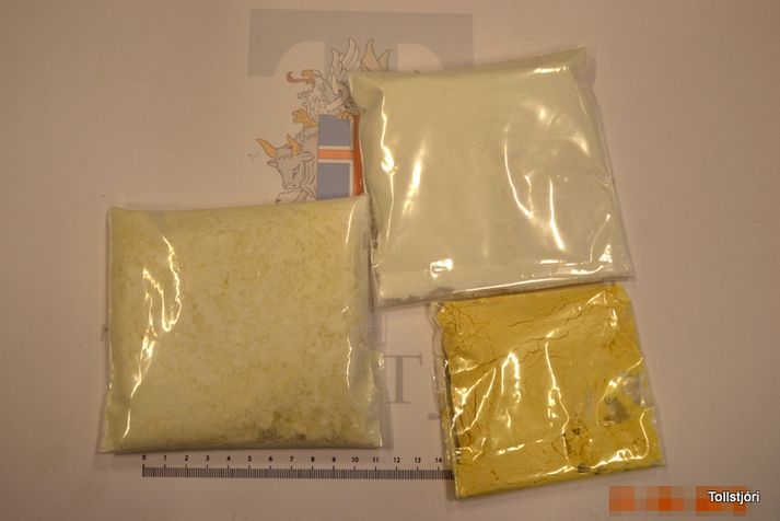 Sendingin var stíluð á einstakling. Myndin er af sendingu sem stöðvuð var á síðasta ári.