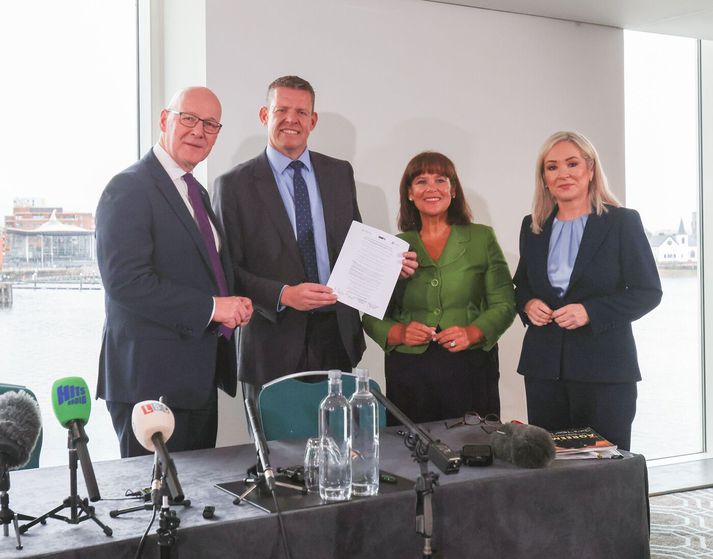 John Swinney er leiðtogi Skoska þjóðarflokksins, Rhun ap Iorwerth, sem stýrir Plaid Cymru í Wales, Mary Lou McDonald og Michelle O‘Neill sem leiða Sinn Féin á Írlandi og Norður-Írlandi.