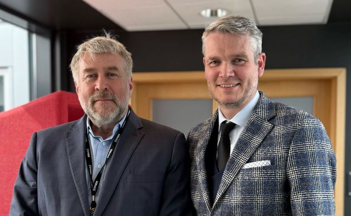 Oddur Hafsteinsson og Anton Már Egilsson.