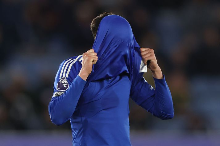 Allt bendir til þess að Leicester City falli úr ensku úrvalsdeildinni.