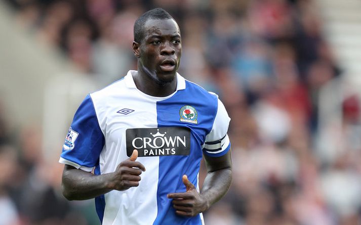 Chris Samba í leik með Blackburn.