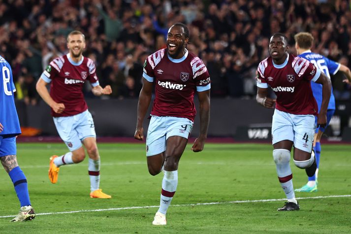 Michail Antonio tryggði West Ham sigurinn í kvöld.