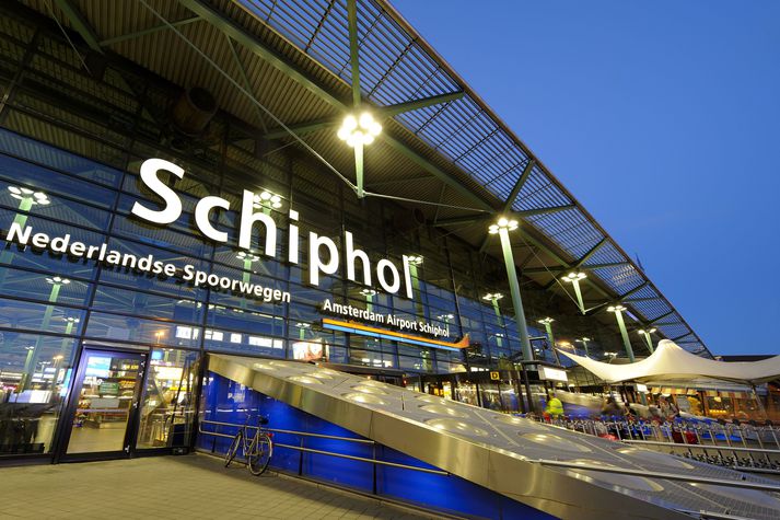 Schiphol flugvöllurinn í Amsterdam.