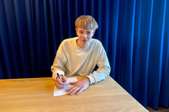 Marten Leon hefur skrifað undir samning við danska félagið Bröndby