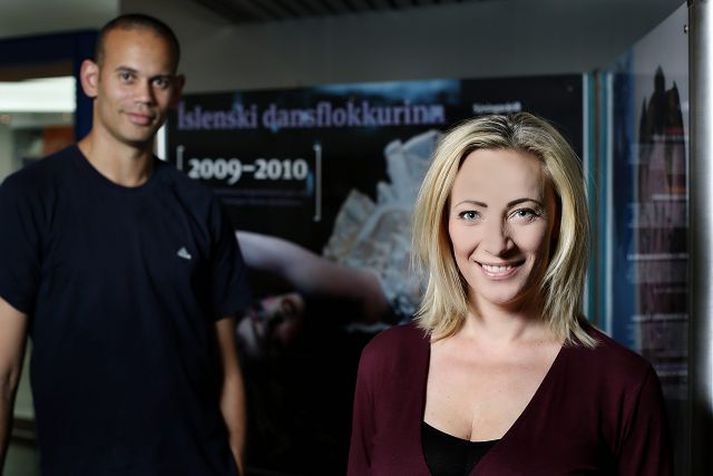 Fræða almenning um listdans Peter Anderson dansari og Jóhanna Pálsdóttir telja að unglingar geti lært að nota dans sem tjáningarform. 
fréttablaðið/Anton