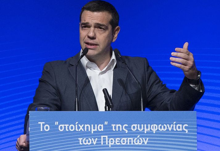Alexis Tsipras forsætisráðherra.