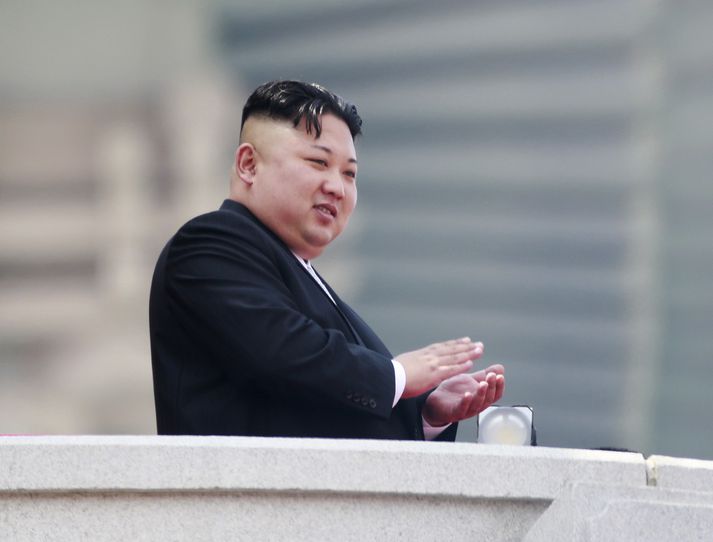 Kim Jong Un, leiðtogi Norður Kóreu.
