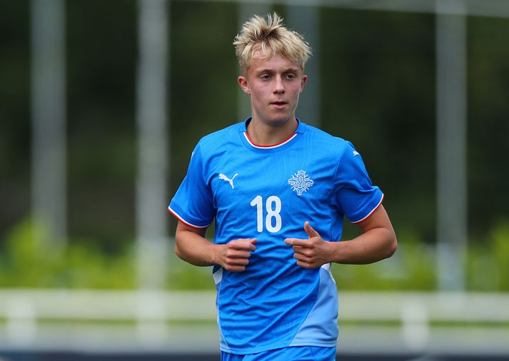 Gunnar Orri Olsen, leikmaður FC Kaupmannahafnar, var í byrjunarliði Íslands gegn Rúmeníu.
