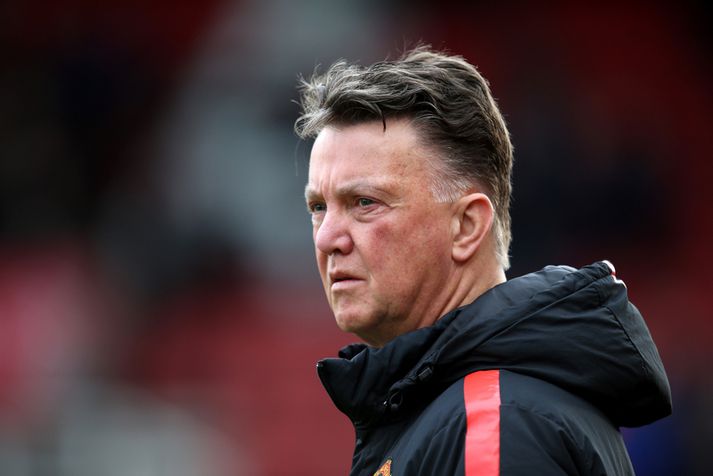 Van Gaal var ánægður í leikslok.