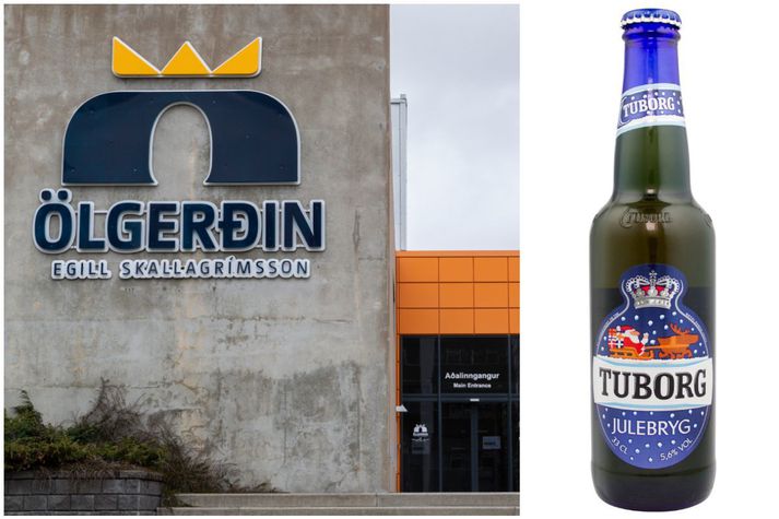 Tuborg Julebryg í 330 ml flöskum hefur verið innkallaður vegna glerbrots sem fannst í slíkri flösku.