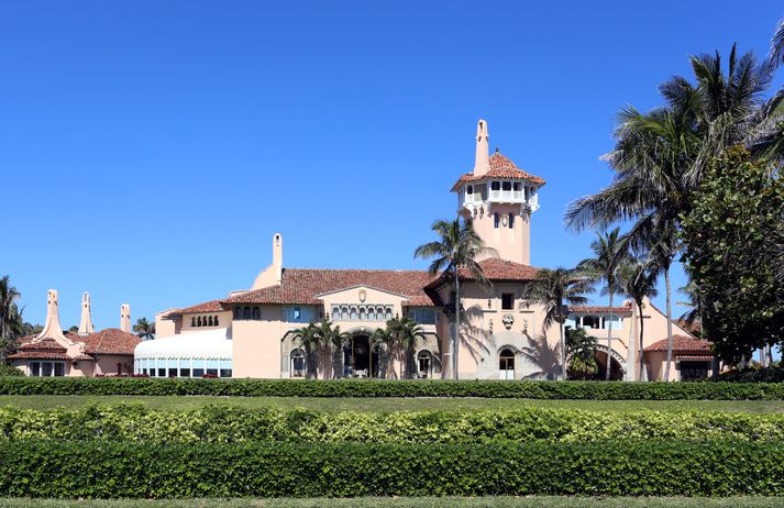 Bandaríkjaforseti á setrið Mar-a-lago í Flórída-fylki.