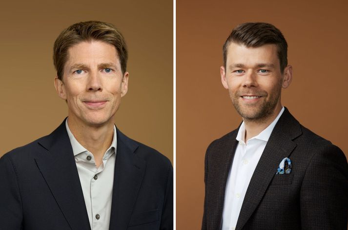 Einar Pálmi, til vinstri, og Hjalti Már, til hægri.