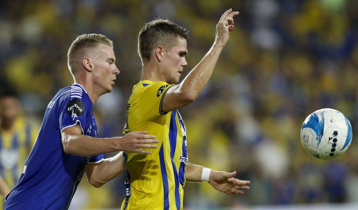 Viðar Örn Kjartansson lék með liði Maccabi Tel Aviv á sínum tíma. Hann þekkir því vel til aðstæðna á Bloomfield leikvanginum í Tel Aviv.