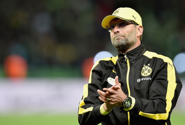 Jürgen Klopp var vinsæll hjá Dortmund.