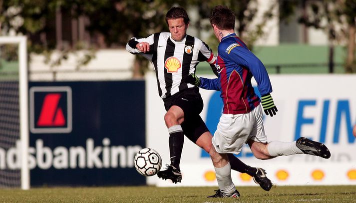 Úr leik KR og KB árið 2008.