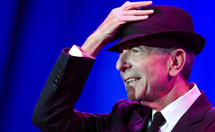 Leonard Cohen á sínu síðasta tónleikaferðalagi í Valensía á Spáni.