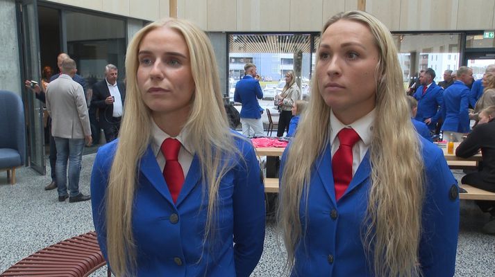 Glódís Rún Sigurðardóttir og Jóhanna Margrét Snorradóttir, landsliðskonur í hestaíþróttum, segja markmiðin skýr.
